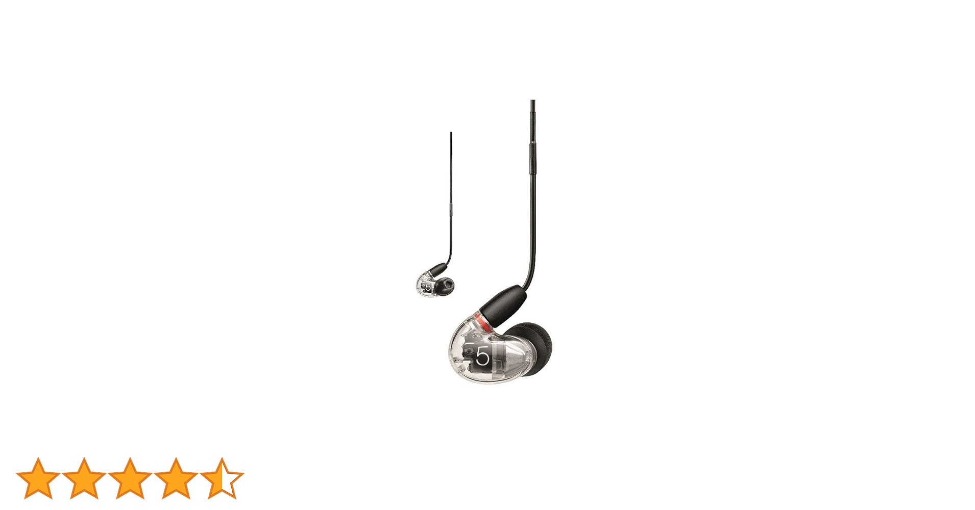 SHURE AONIC 5 SE53BACL+UNI-Aクリア マイクリモコン付 SHURE AONIC 5 SE53BACL+UNI-A [クリア] 価格比較 - 価格.com